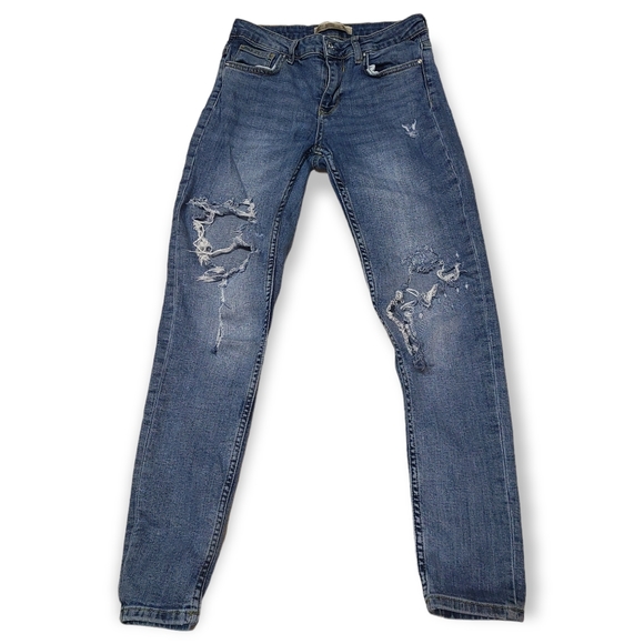 Zara Denim - Zara distressed skinny jeans